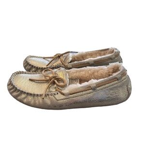 UGG Dakota Metallic Moccasin Slippers